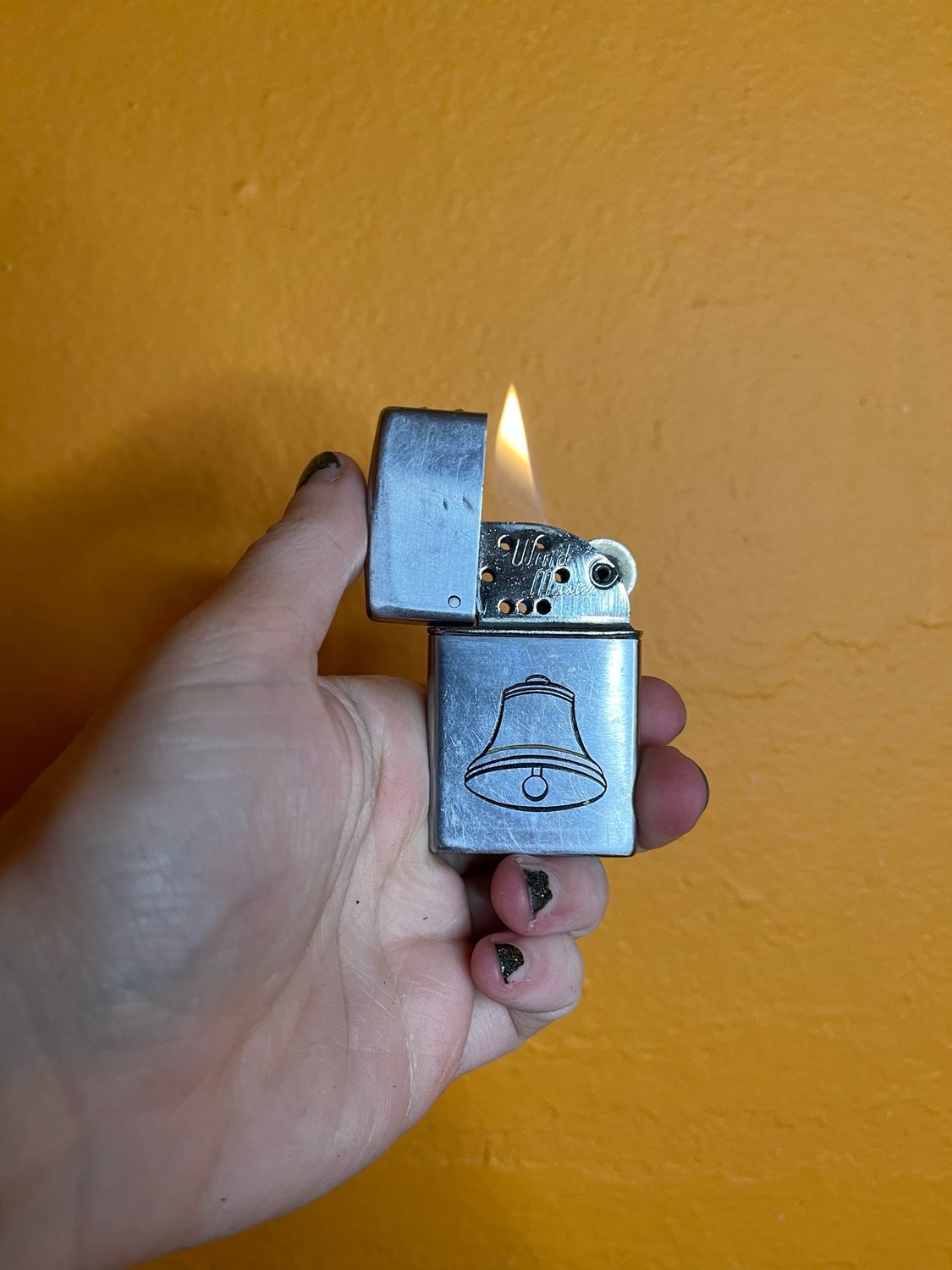 Wind Master Bell Flip Top Lighter