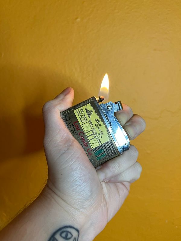 Lou Conde Co San Diego Detroit Diesel Flat Lighter