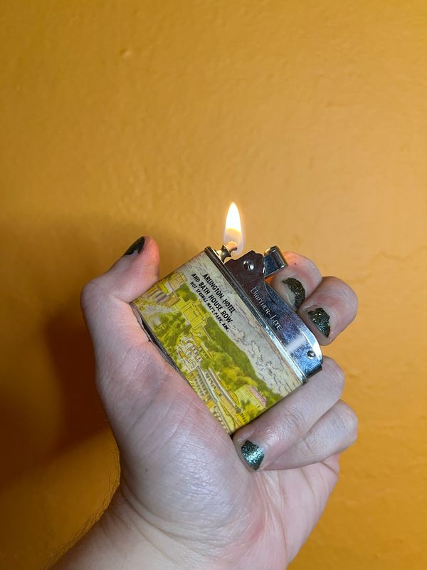 Arlington Hotel &amp; Bath House Row Hot Springs National Park Arkansas Souvenir Flat Lighter