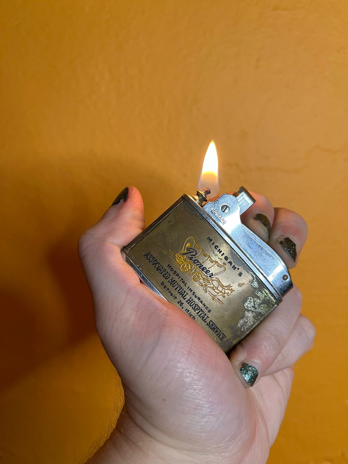Pioneer Hospital Insurance Detroit Michigan Flat Lighter