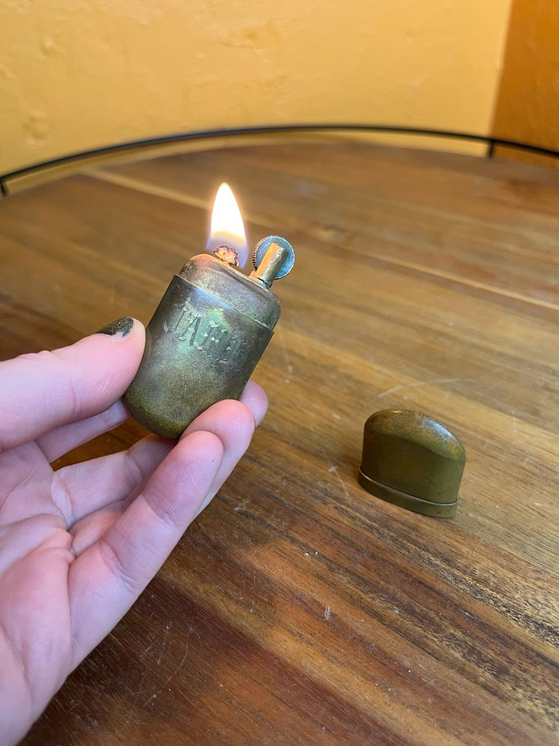 Camel Brass Capsule Lighter