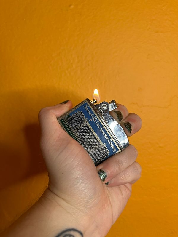 National Old Line Insurance Company Little Rock Arkansas Flat Lighter