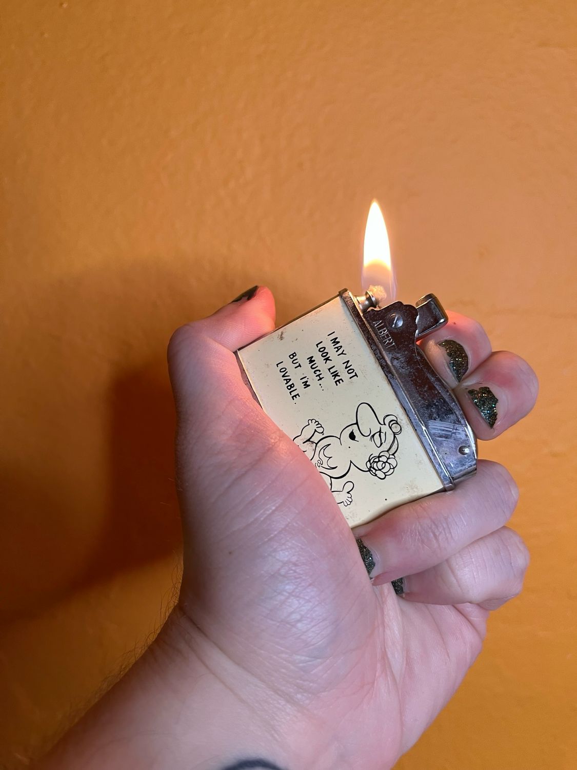 But I’m Lovable Albert Flat Lighter
