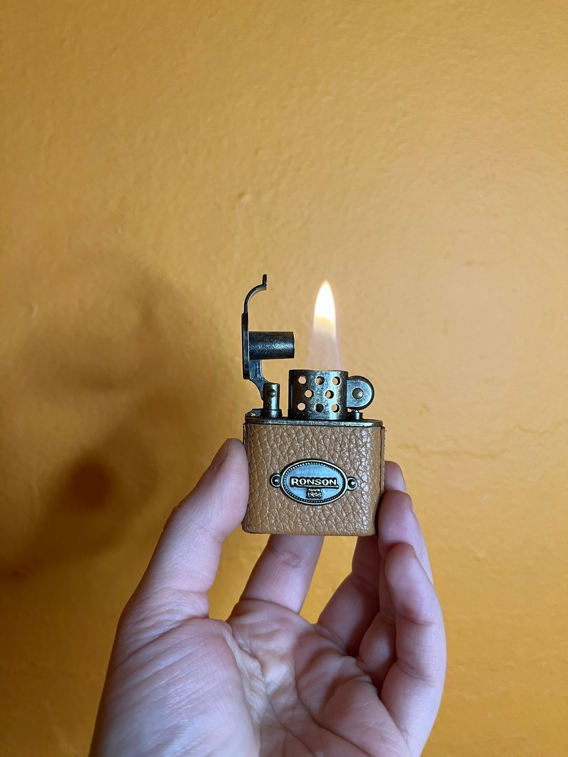 Ronson Since 1896 Leather Wrap Lighter