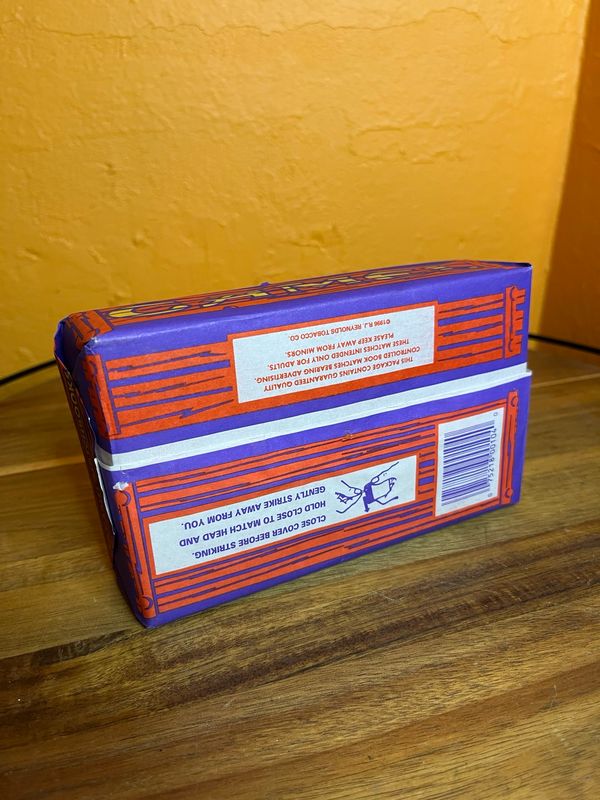 Red Lined Camel Matches Pack