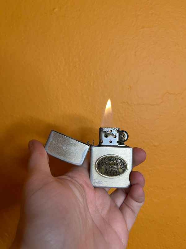 Wolfschmidt Genuine Vodka Flip Top Lighter