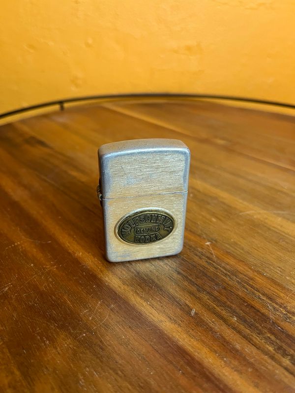Wolfschmidt Genuine Vodka Flip Top Lighter
