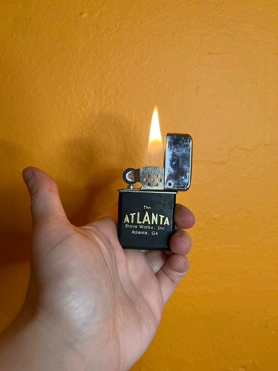 Atlanta Stove Works Inc Superflame Flip Top Lighter