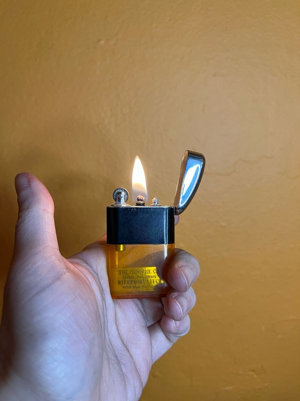 The Osborne Co Clifton NJ Orange Ritepoint Lighter