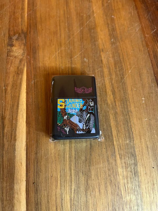 1992 Soaring Thunder WM Vibes Born To Ride Sealed Unstruck Zippo Lighter
