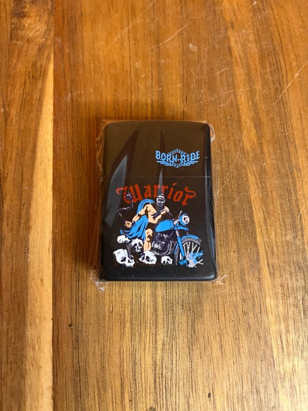 1992 Warrior WM Vibes Born To Ride Sealed Unstruck Zippo Lighter