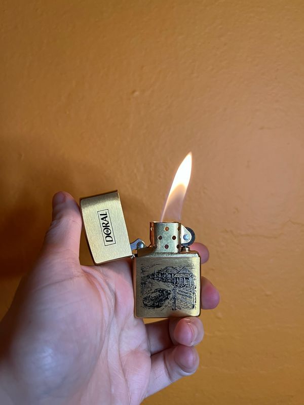 1996 Doral Brass Zippo Lighter