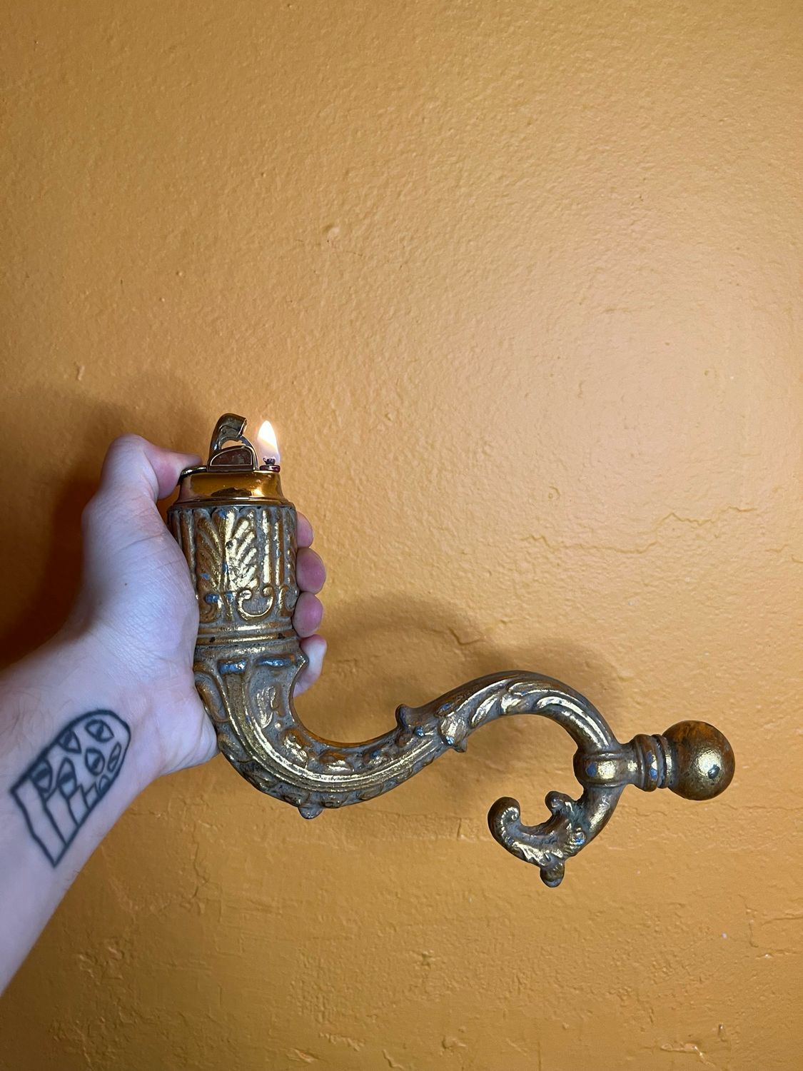 Golden Sconce Table Lighter