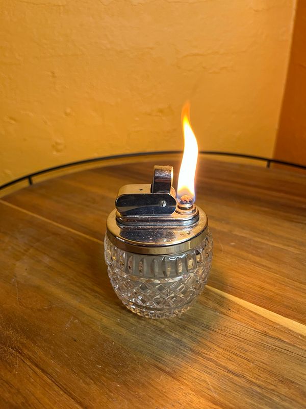 Cut Crystal Table Lighter