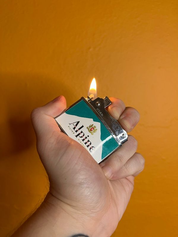 Alpine Cigarettes Flat Lighter