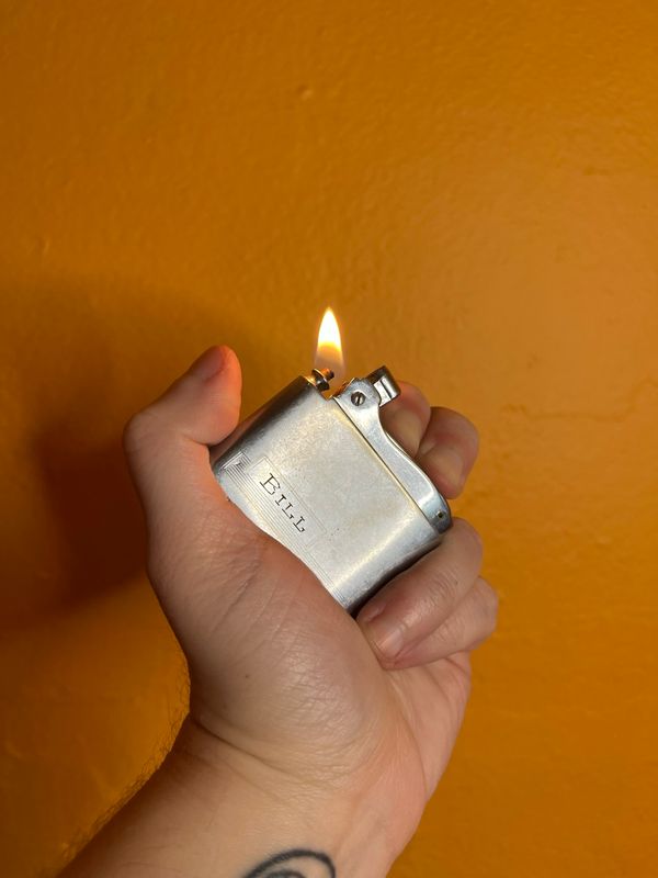 Customized ‘Bill’ Ronson Adonis Flat Lighter