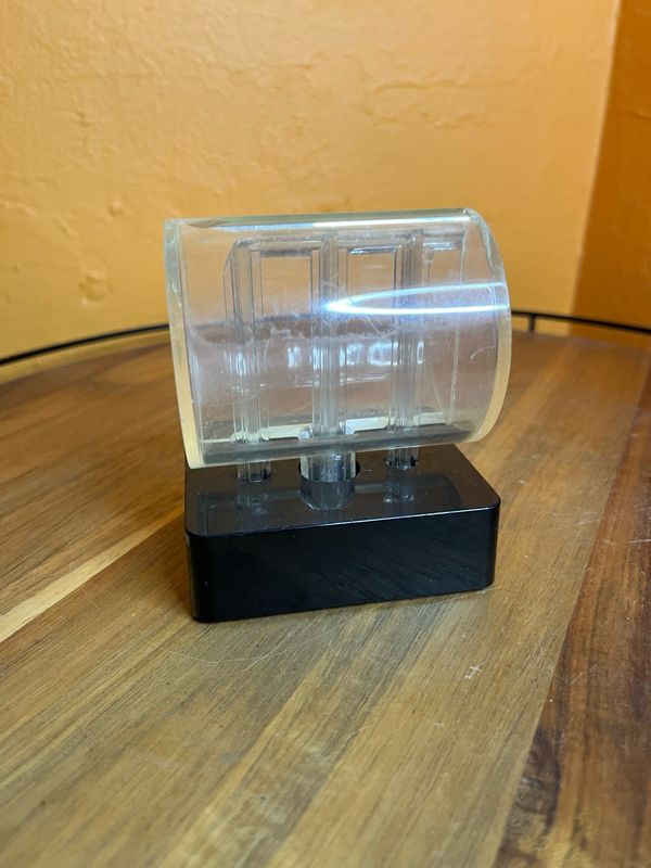 Clear Acrylic Tumbler Cigarette Dispenser