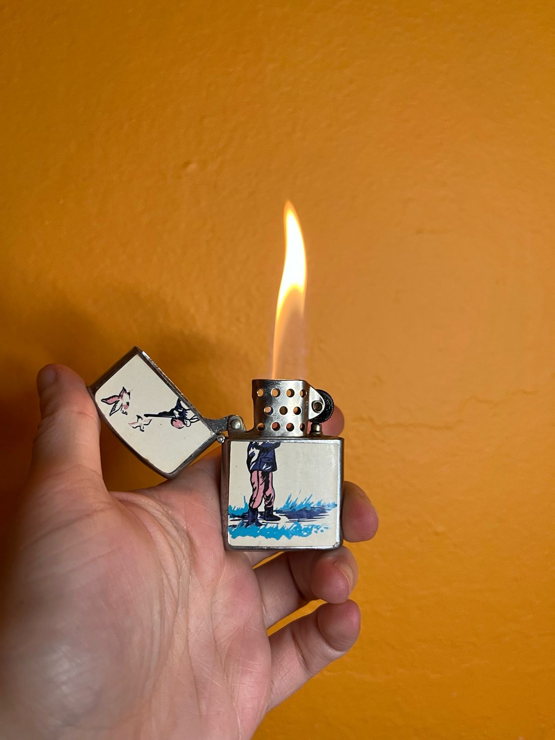 Sun Bleached Fowler Hunter Flip Top Lighter