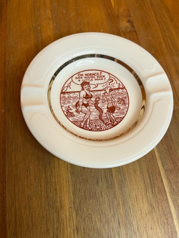 Little Horace’s Big Eel Adult Humor Ashtray