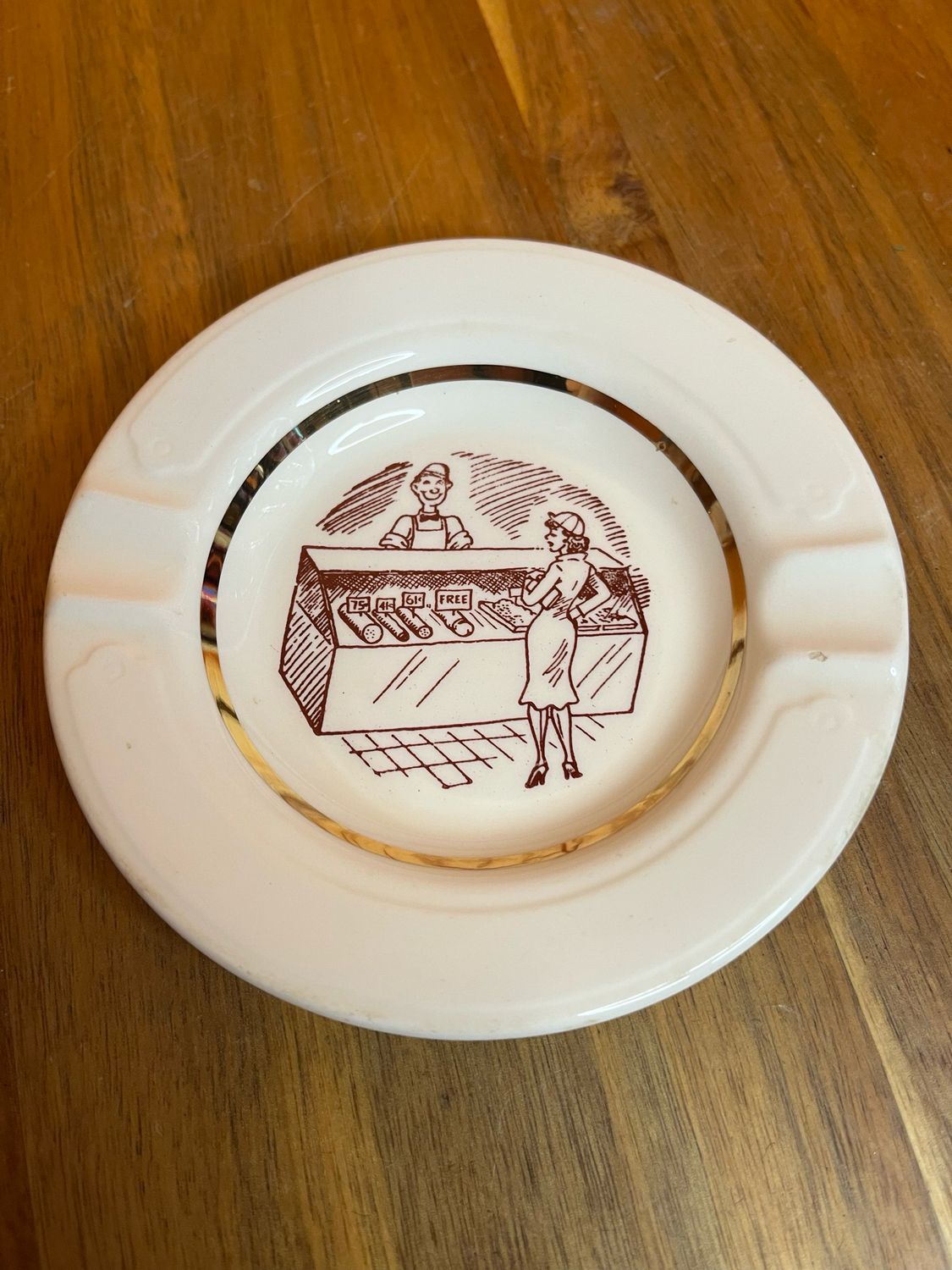 Meat Market Adult Humor Ashtray