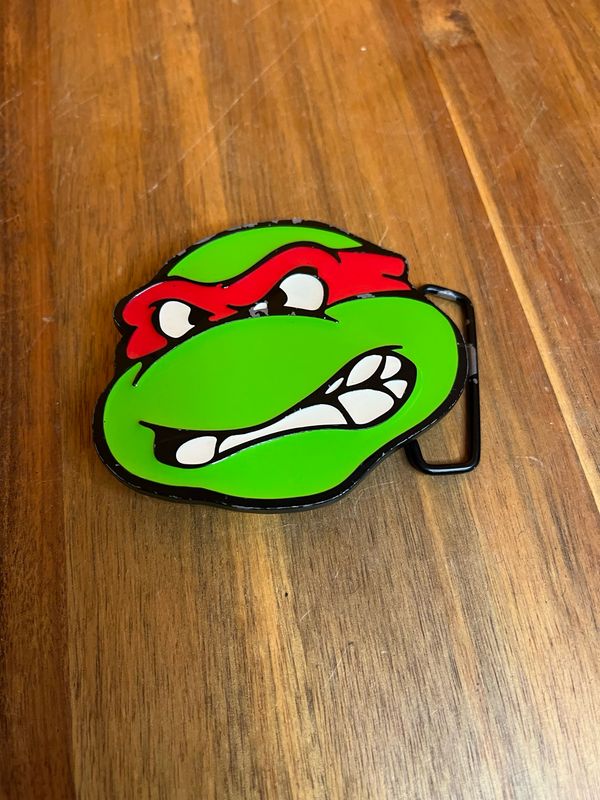 2009 Teenage Mutant Ninja Turtles Retro Raphael Belt Buckle