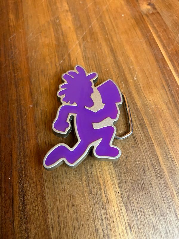 2009 ICP Insane Clown Posse Juggalo Purple Belt Buckle