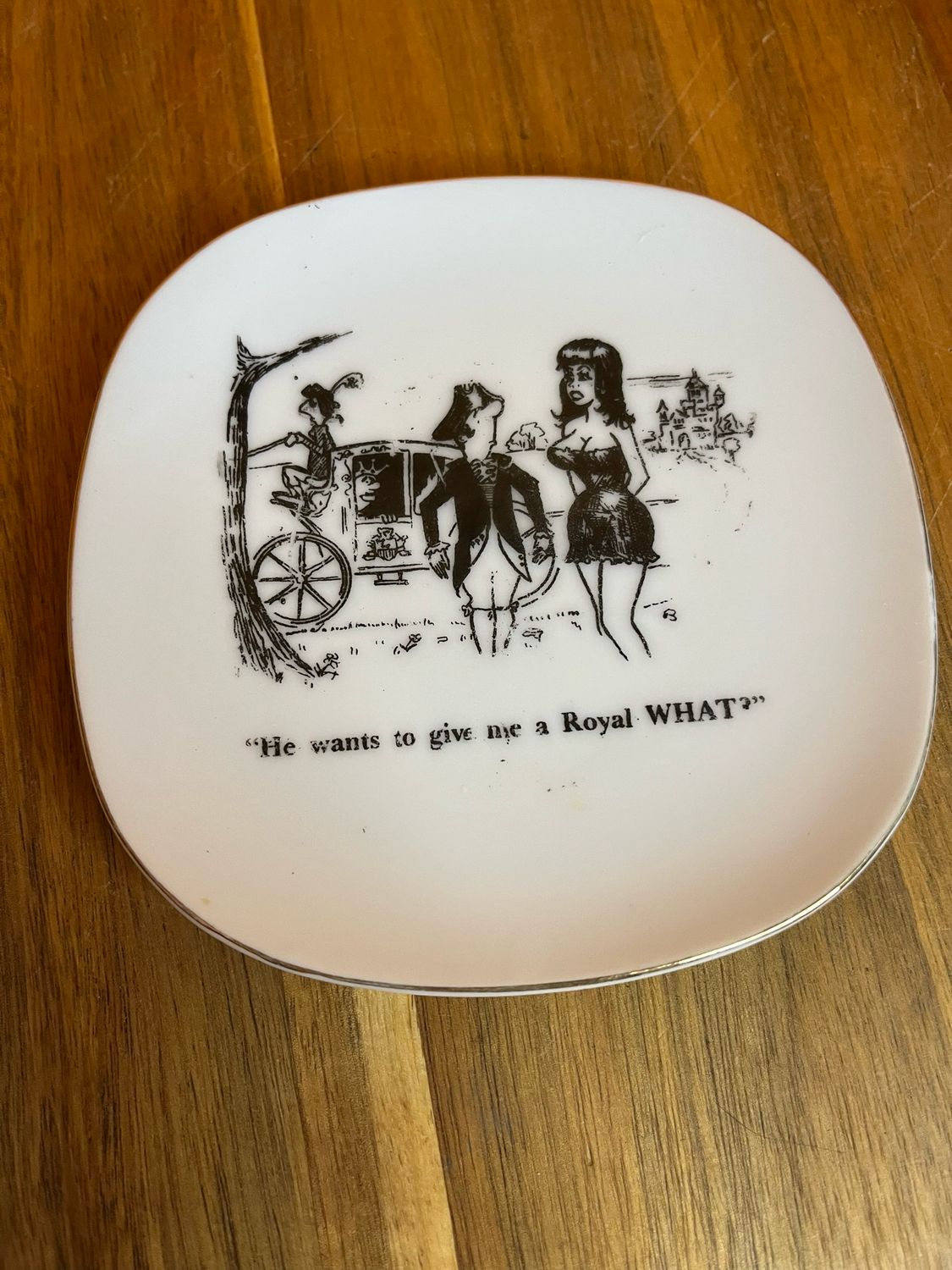 A Royal What Bilgore Groves Adult Humor Ashtray