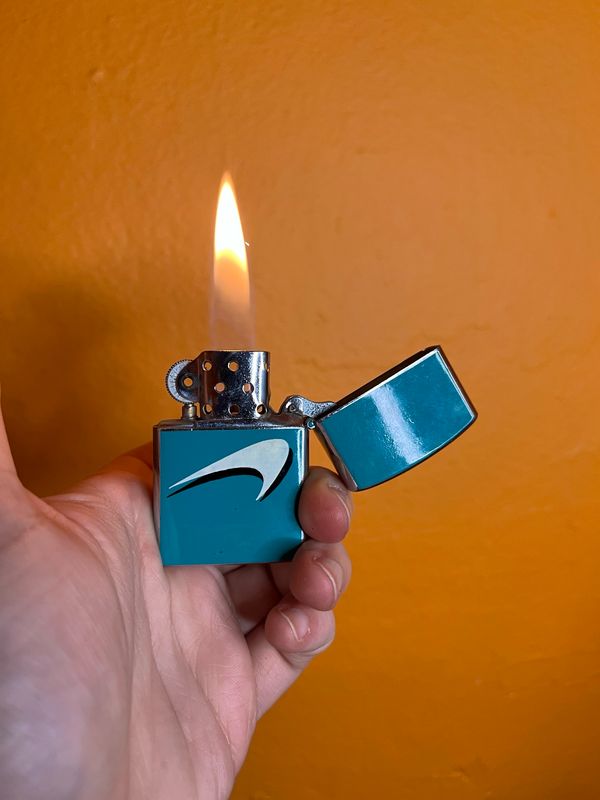 Newport Menthols Swoosh Flip Top Lighter Design 3