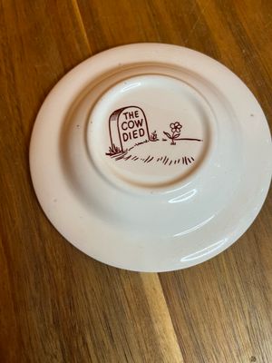 How The Bull Lost His Tail Adult Humor Ashtray