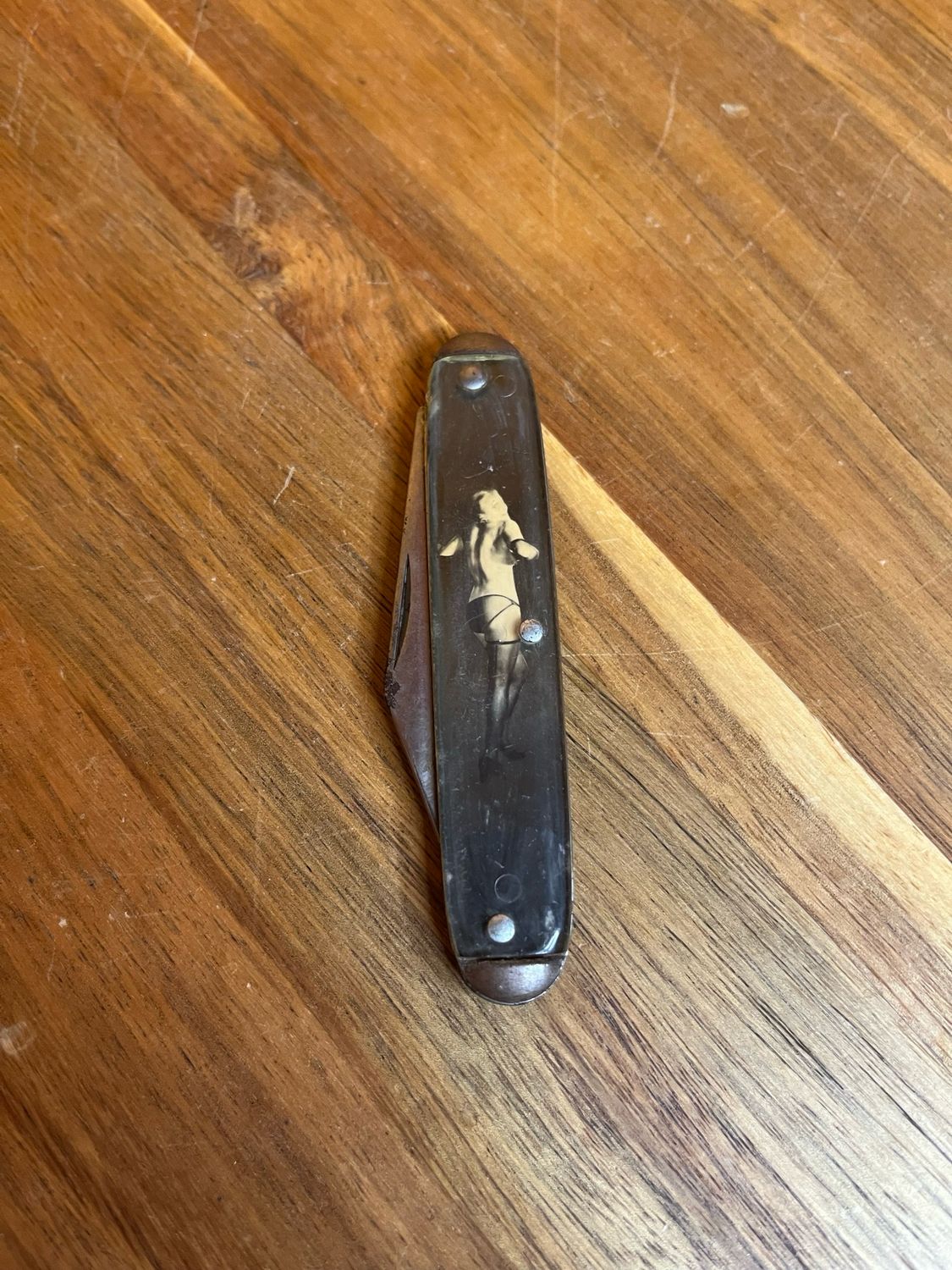 Single Blade Pinup Folding Mini Knife