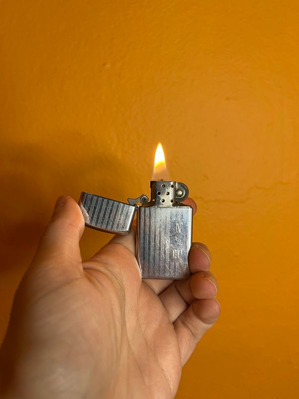 1972 Customized ‘NSMc’ Zippo Slim Lighter