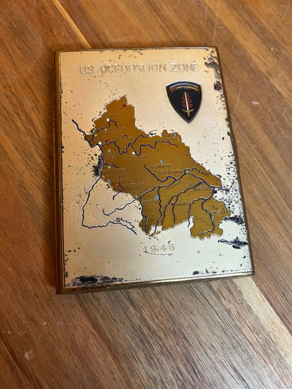 1946 US Occupation Zone Germany Cigarette Case