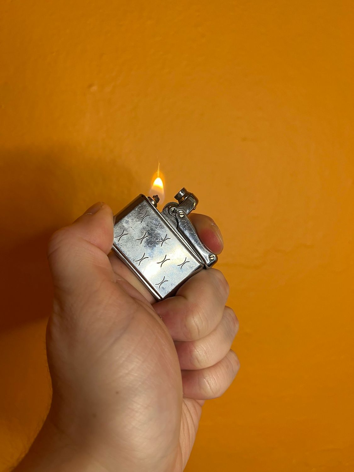 Colibri By Kreisler X Pattern West German Lighter