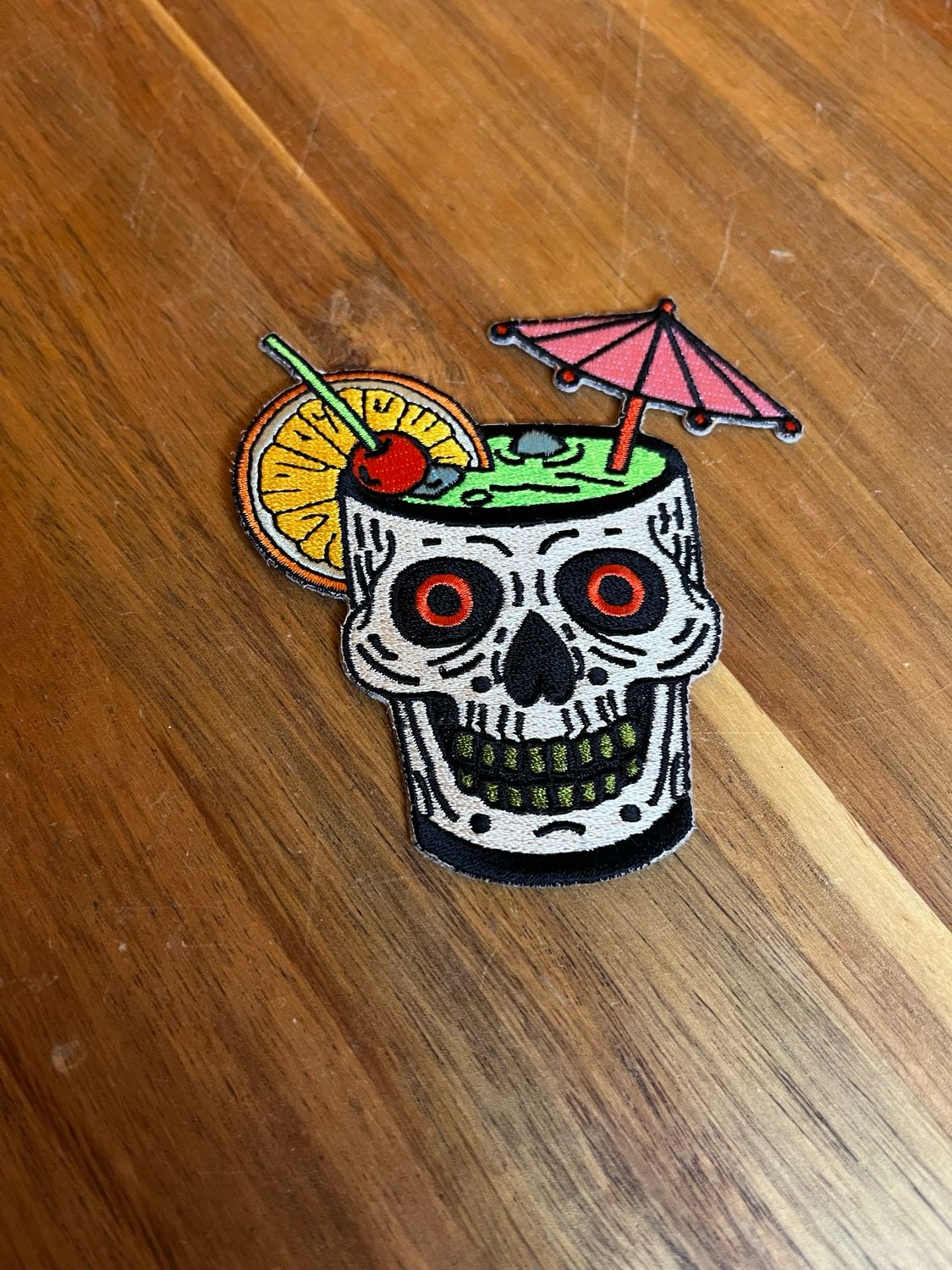 Skull Cocktail Patch