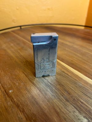 North Africa Souvenir Aluminium Block Lighter