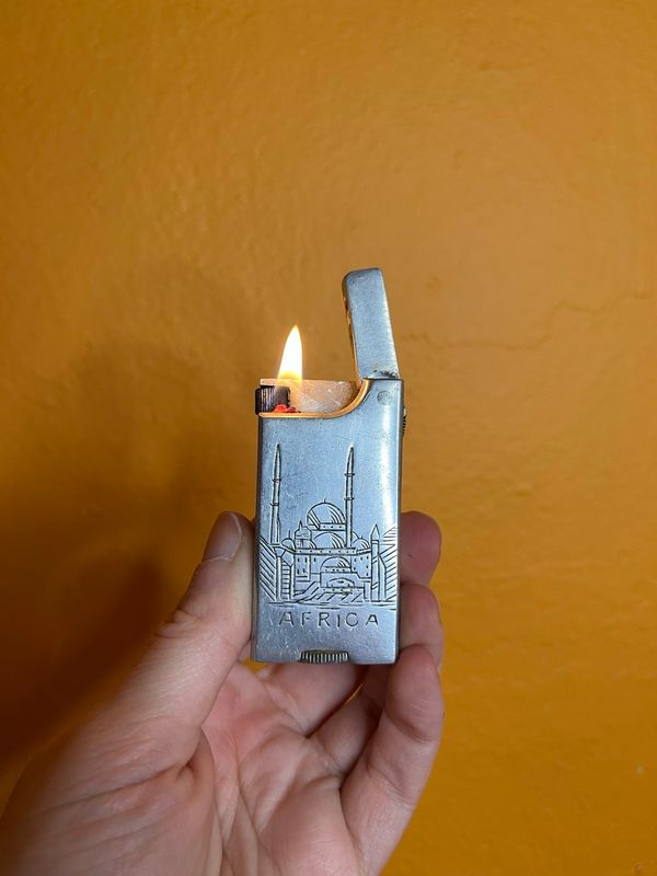 North Africa Souvenir Aluminium Block Lighter