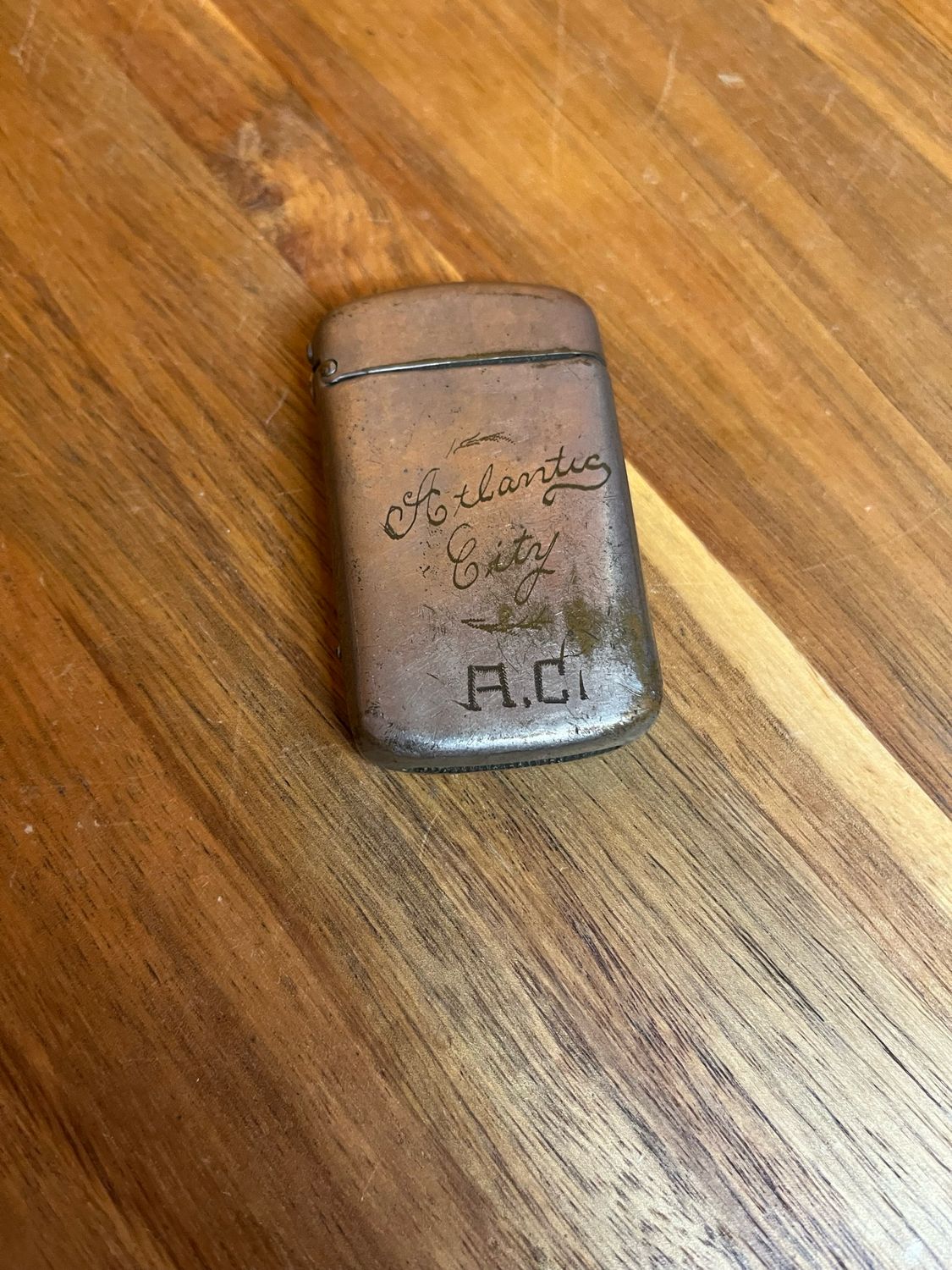 Atlantic City Souvenir Match Safe