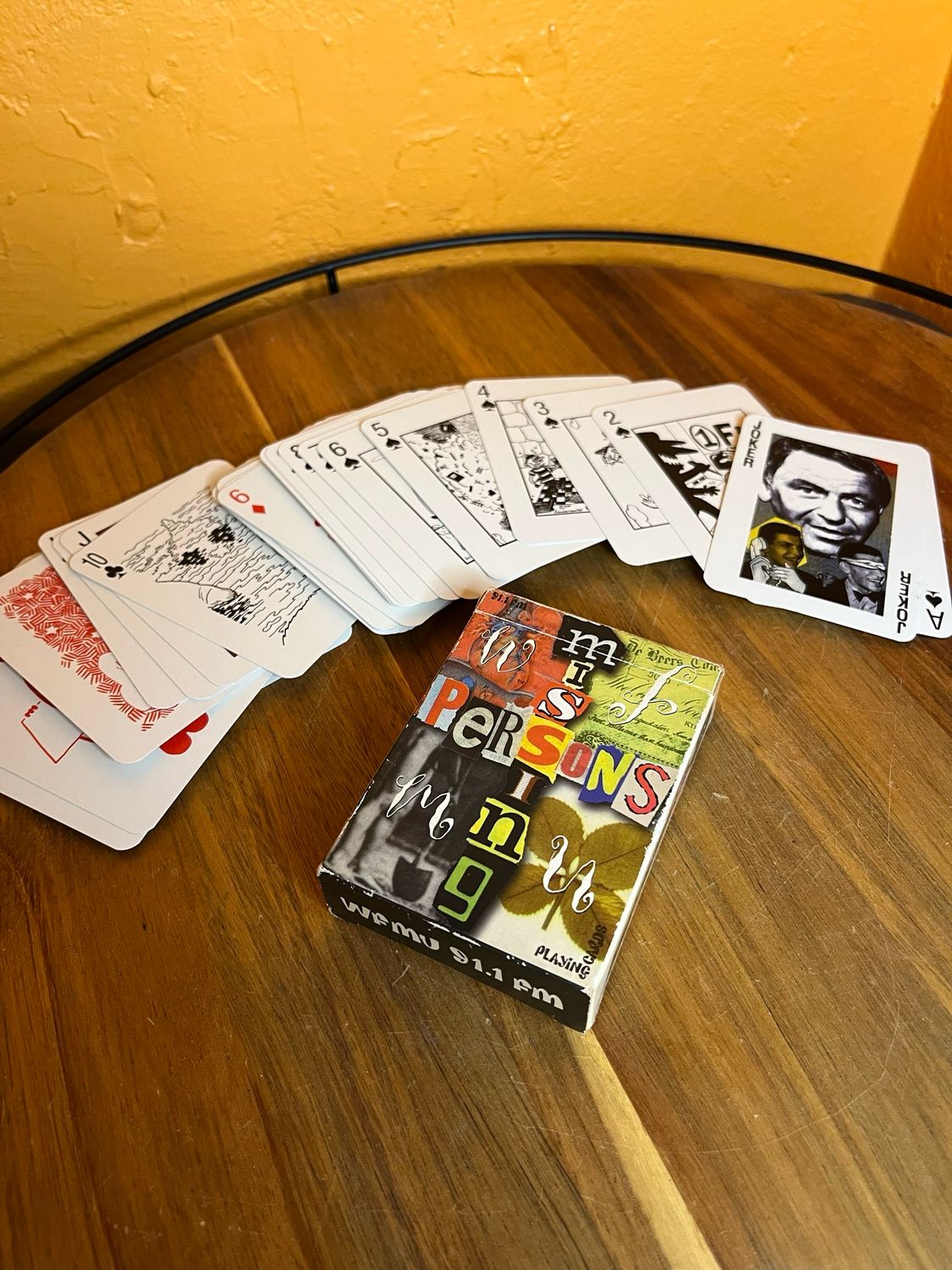 Missing Persons WFMU 91.1 FM Playing Card Deck