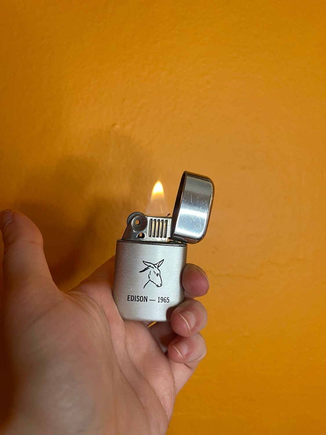 Ronson Typhoon Edison Democrat 1965 Lighter