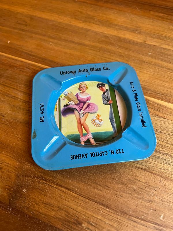 Dropped The Box Pinup Ashtray