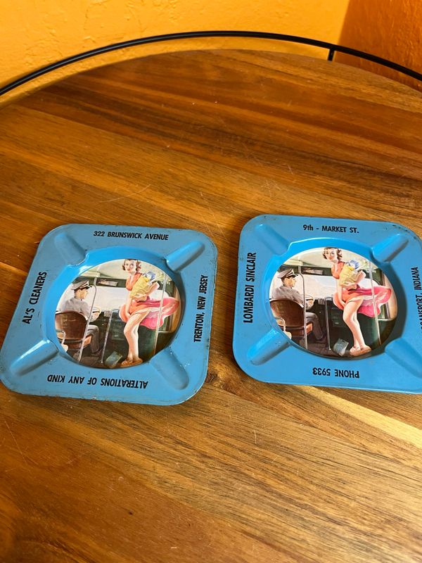 Trouble Boarding Pinup Ashtray