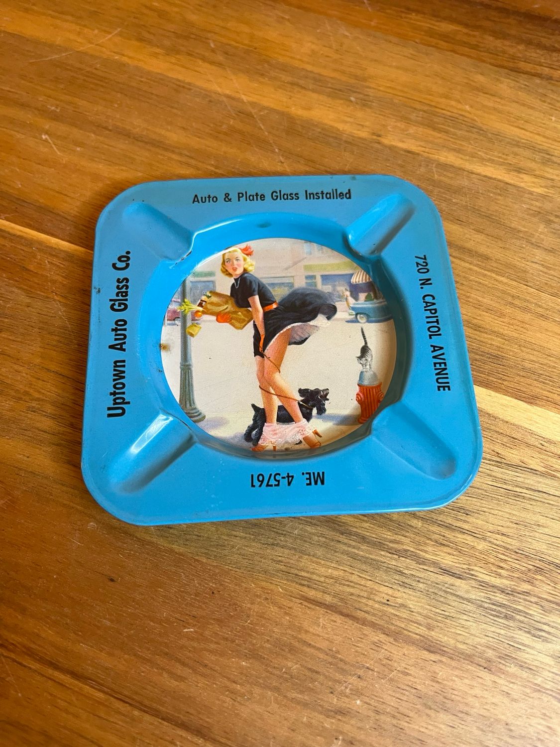 All Caught Up Pinup Ashtray