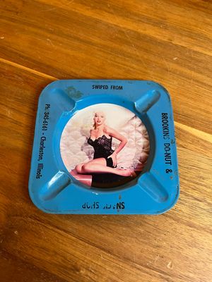 Platinum Blonde Pinup Ashtray