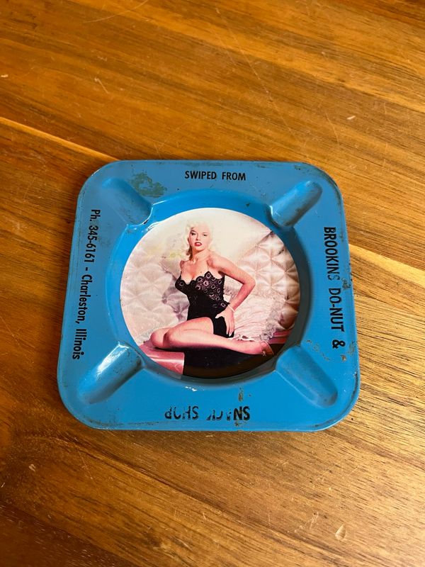Platinum Blonde Pinup Ashtray