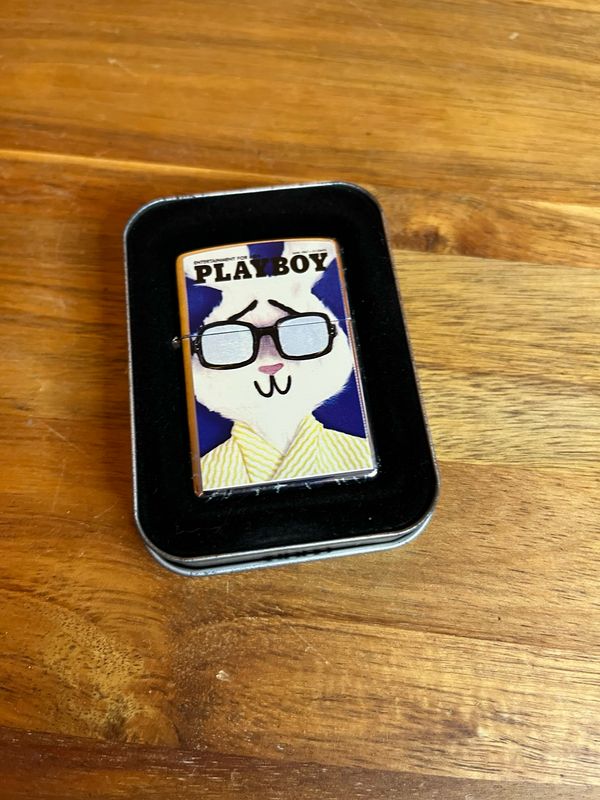 2003 Playboy Bunny Issue Cover Sealed Unstruck Zippo Lighter