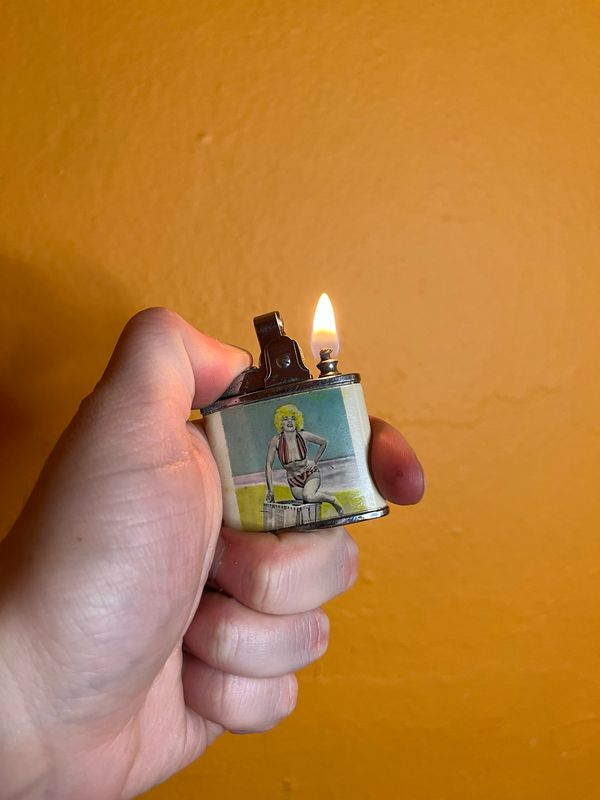 Marilyn Lookalike Vintage Pinup Girl Lighter