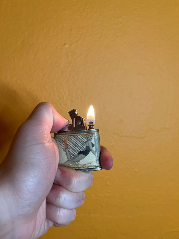Faded Vintage Pinup Lighter