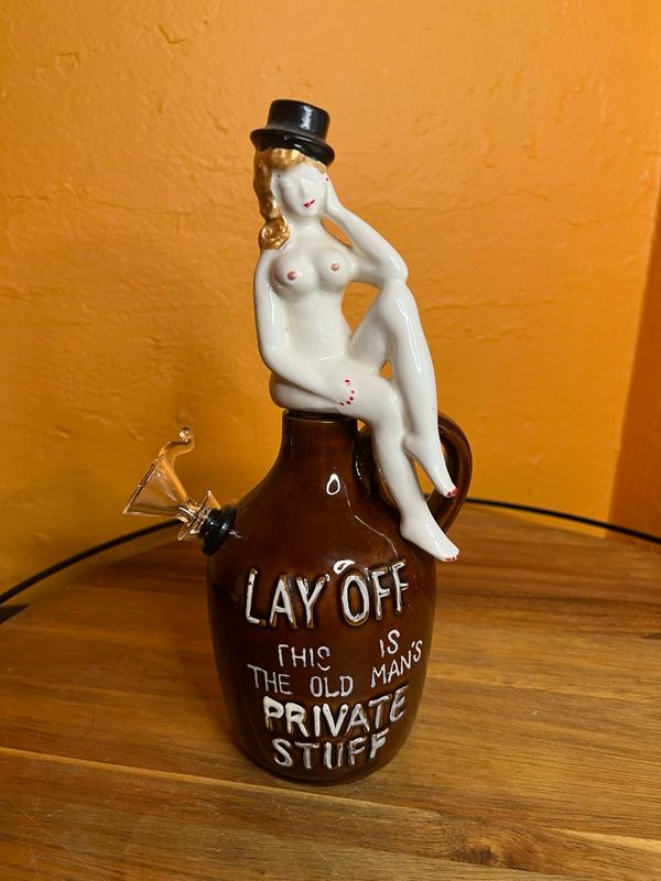 Old Man’s Private Stuff Upcycled Hooch Bottle