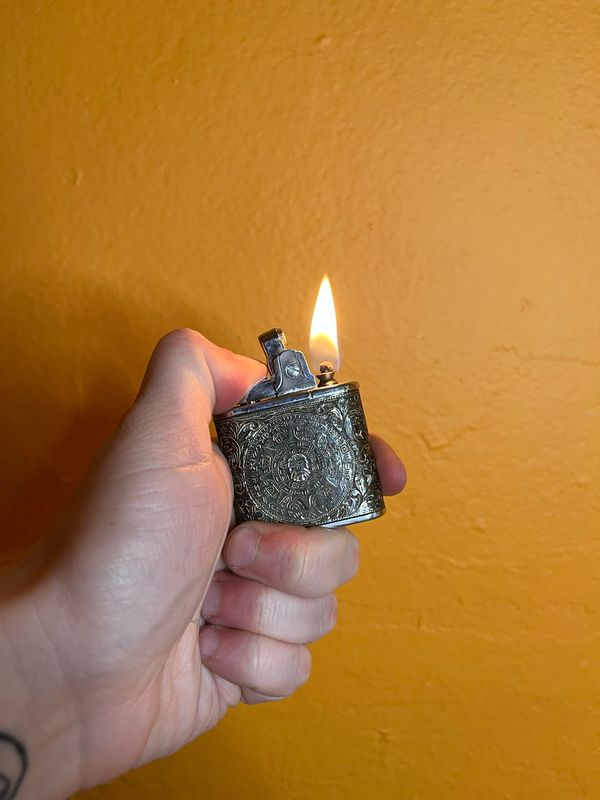 Squatch Face Mayan Calendar Mexico Souvenir Windshield Lighter