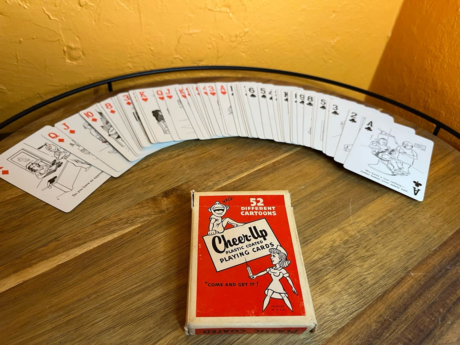 Cheer Up Get Well Soon Playing Cards